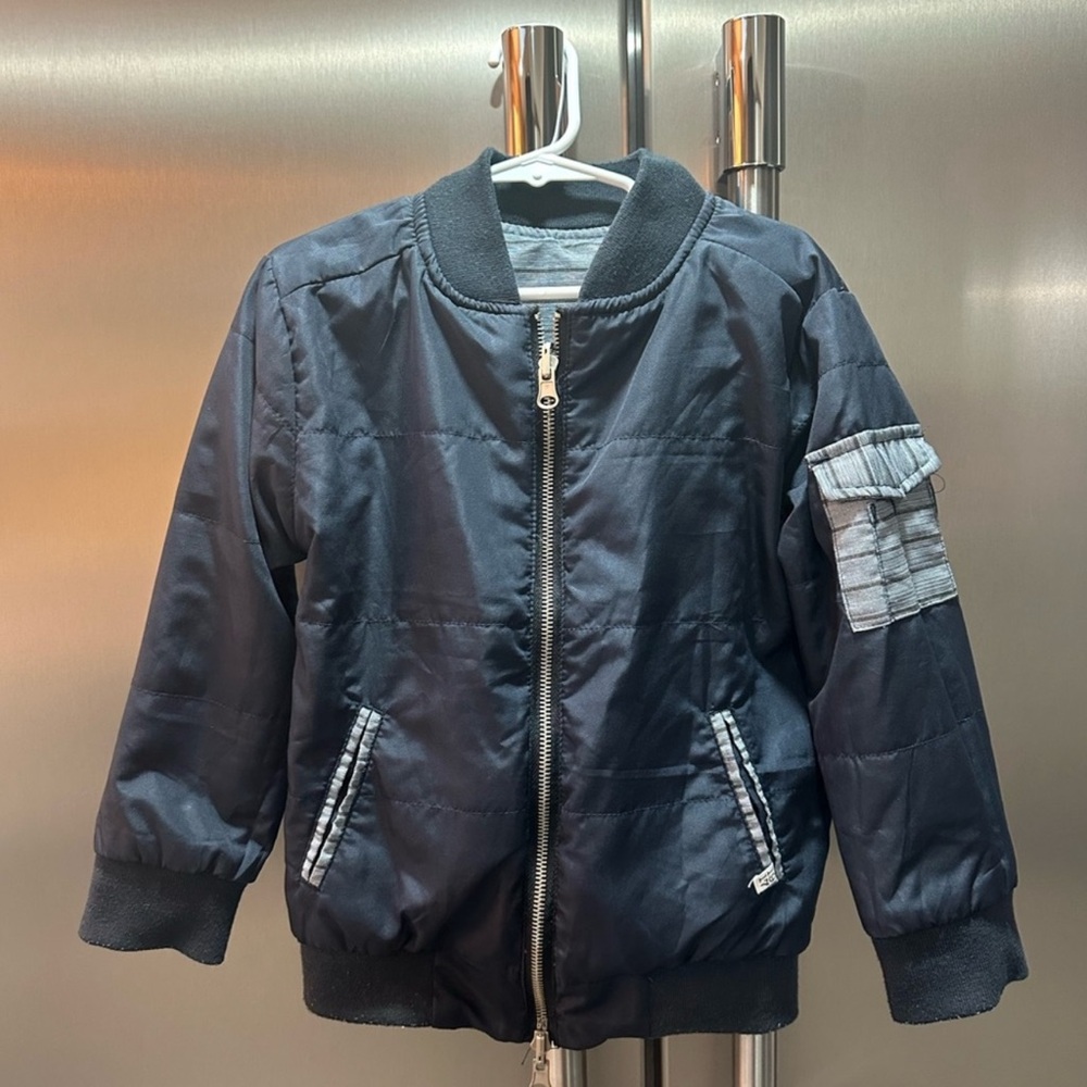 Nordstrom Bomber Jacket Reversible - Sovereign Code Jacket - Size 5T